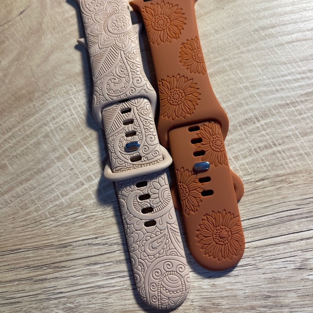 Sunflower Patterned Watch Bands - Picture 4 of 7